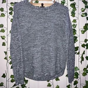 Grey knit sweater